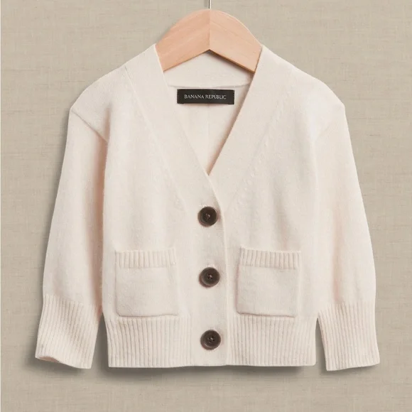 NWOT Banana Republic Baby Cashmere Cardigan - Picture 8 of 9